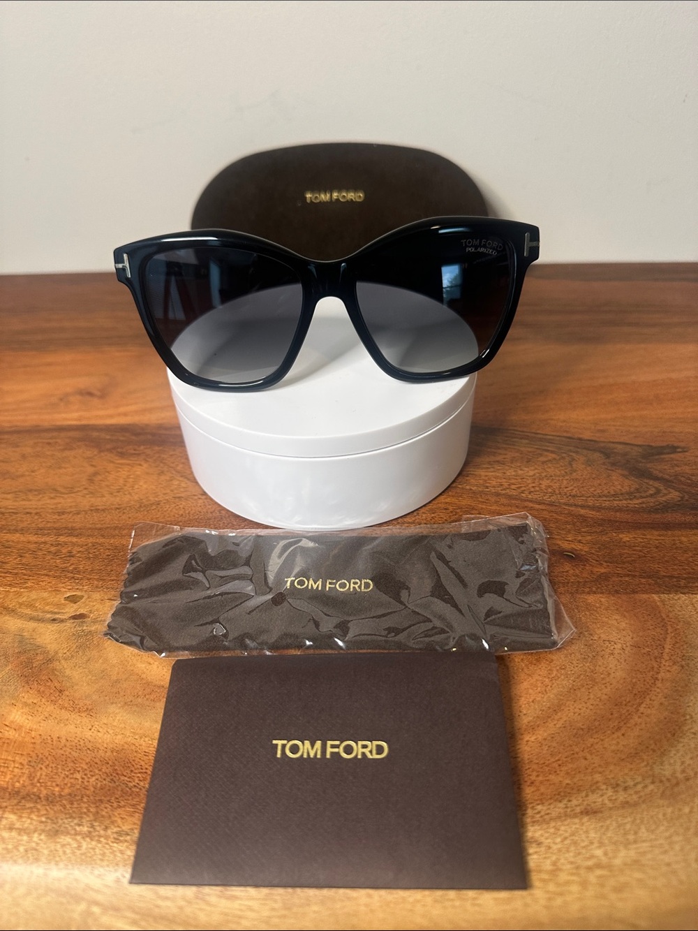 LOW START Tom Ford Polarized LUCIA Cat Eye Sunglasses FULL INCLUSION - Picture 7 of 11